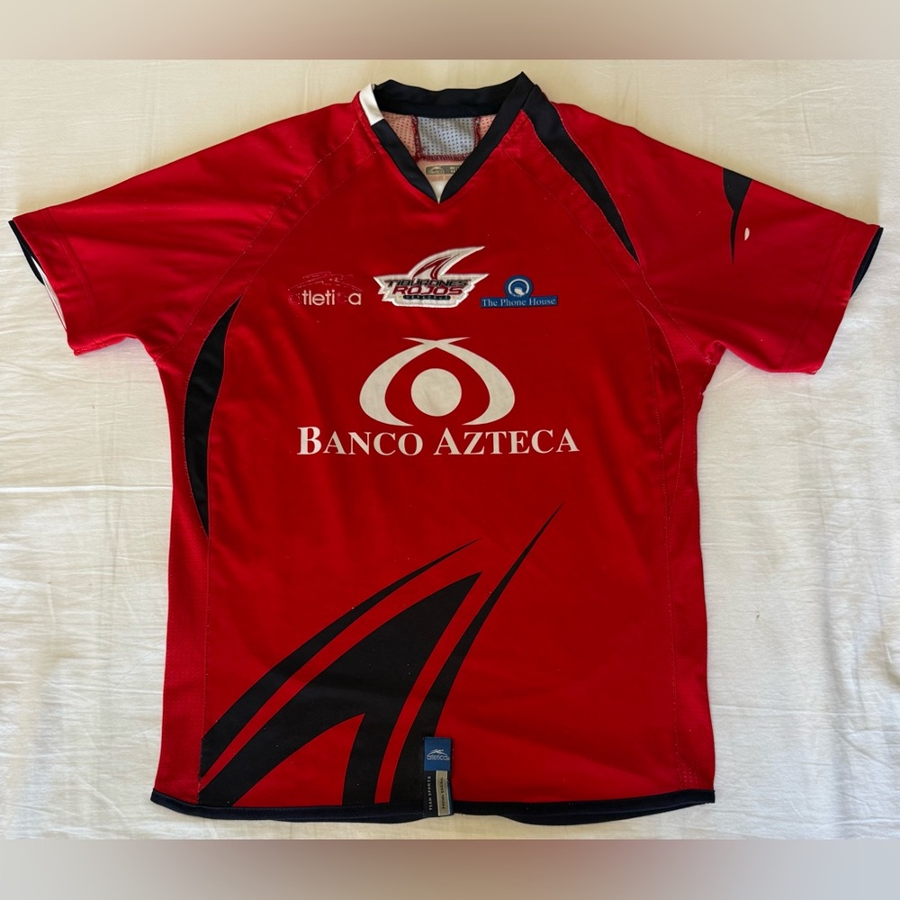 Atletica Pre-Owned Tiburones De Veracruz Home Soccer Jersey Kids Sz: Large (14)